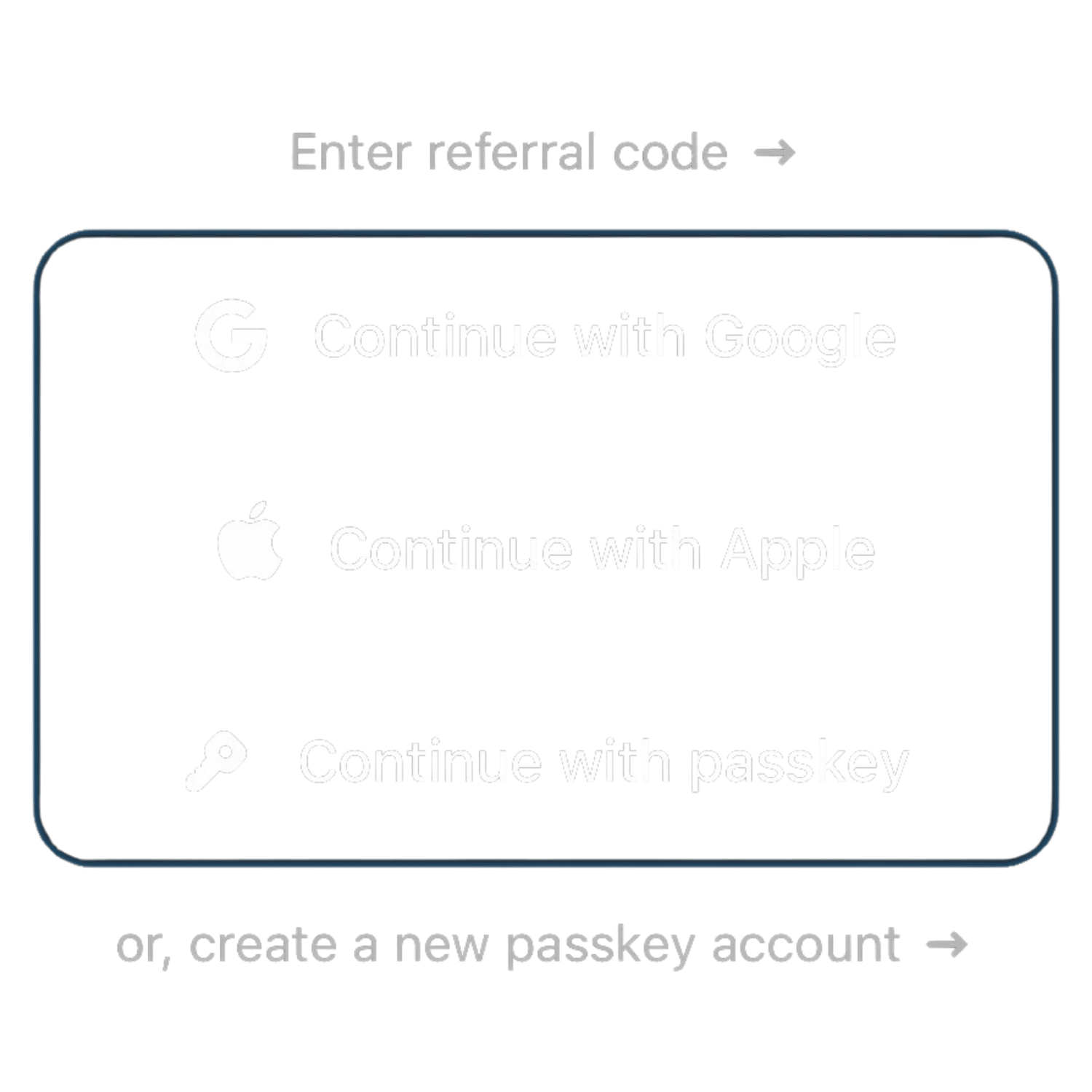 Dapital Google, Apple, and passkey sign-in choices